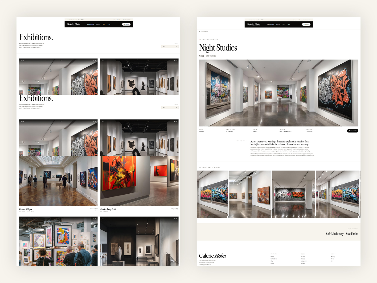 Fine Art Portfolio Template