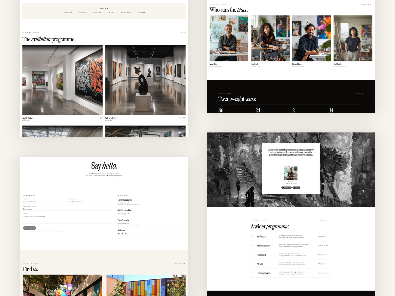 Museum Framer Template