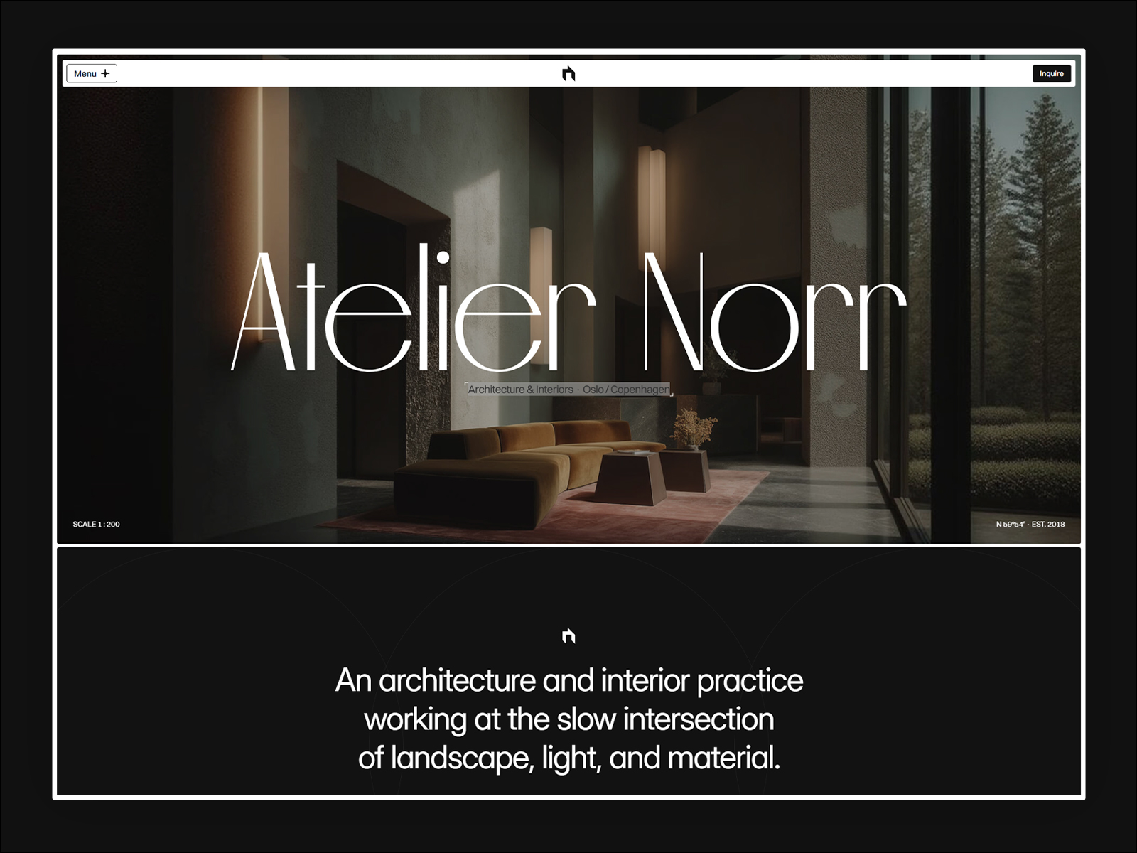 Architect Portfolio & Studio Framer Template