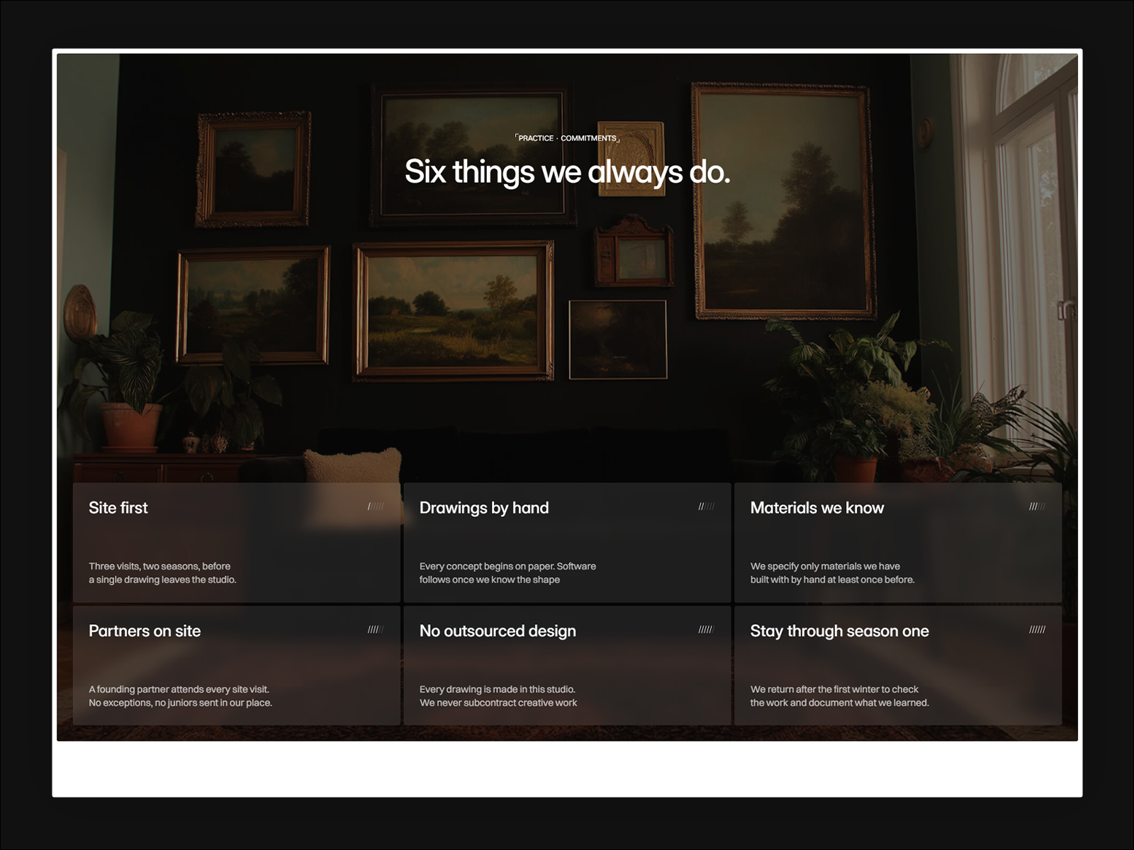 Minimal Architecture Portfolio Framer Template