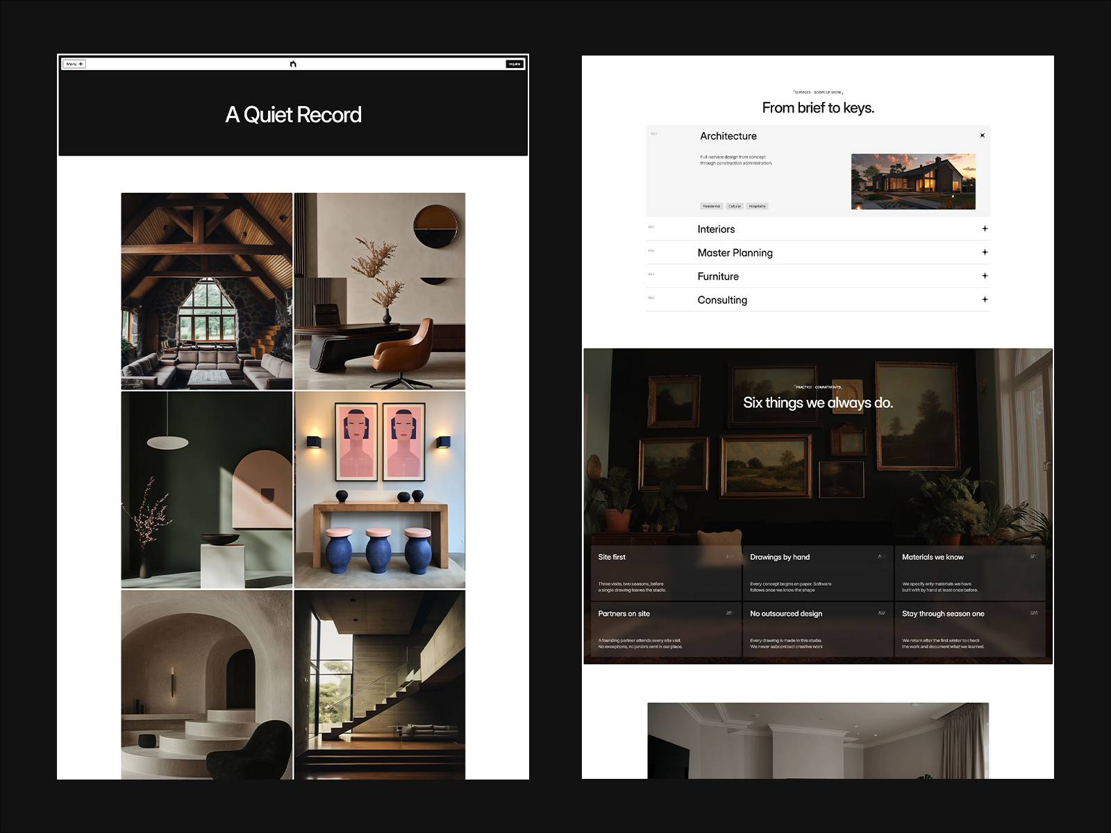 Architecture Studio Framer Template for Designers