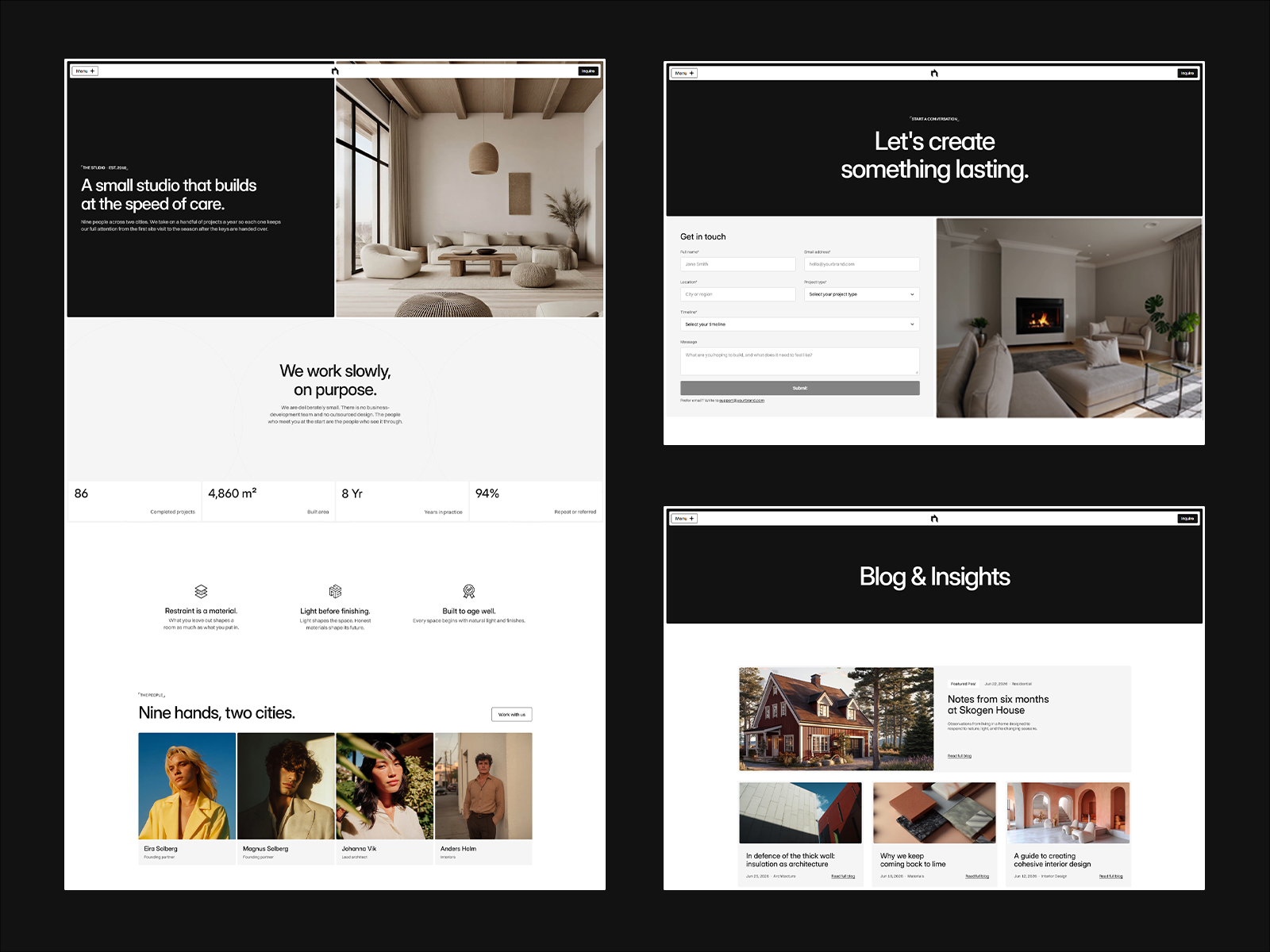 Premium Architecture & Interior Framer Template
