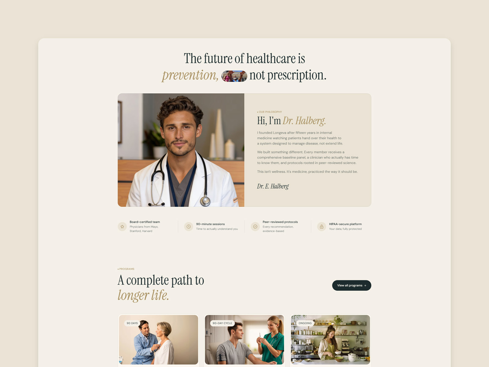 Medical Practice & Wellness Website Template