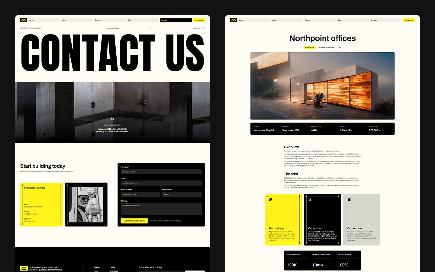 Architectural design template website