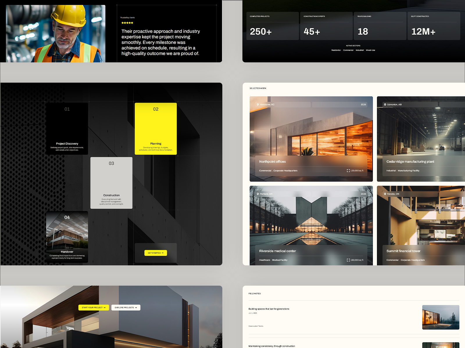 Modern Construction & Architecture Framer Template