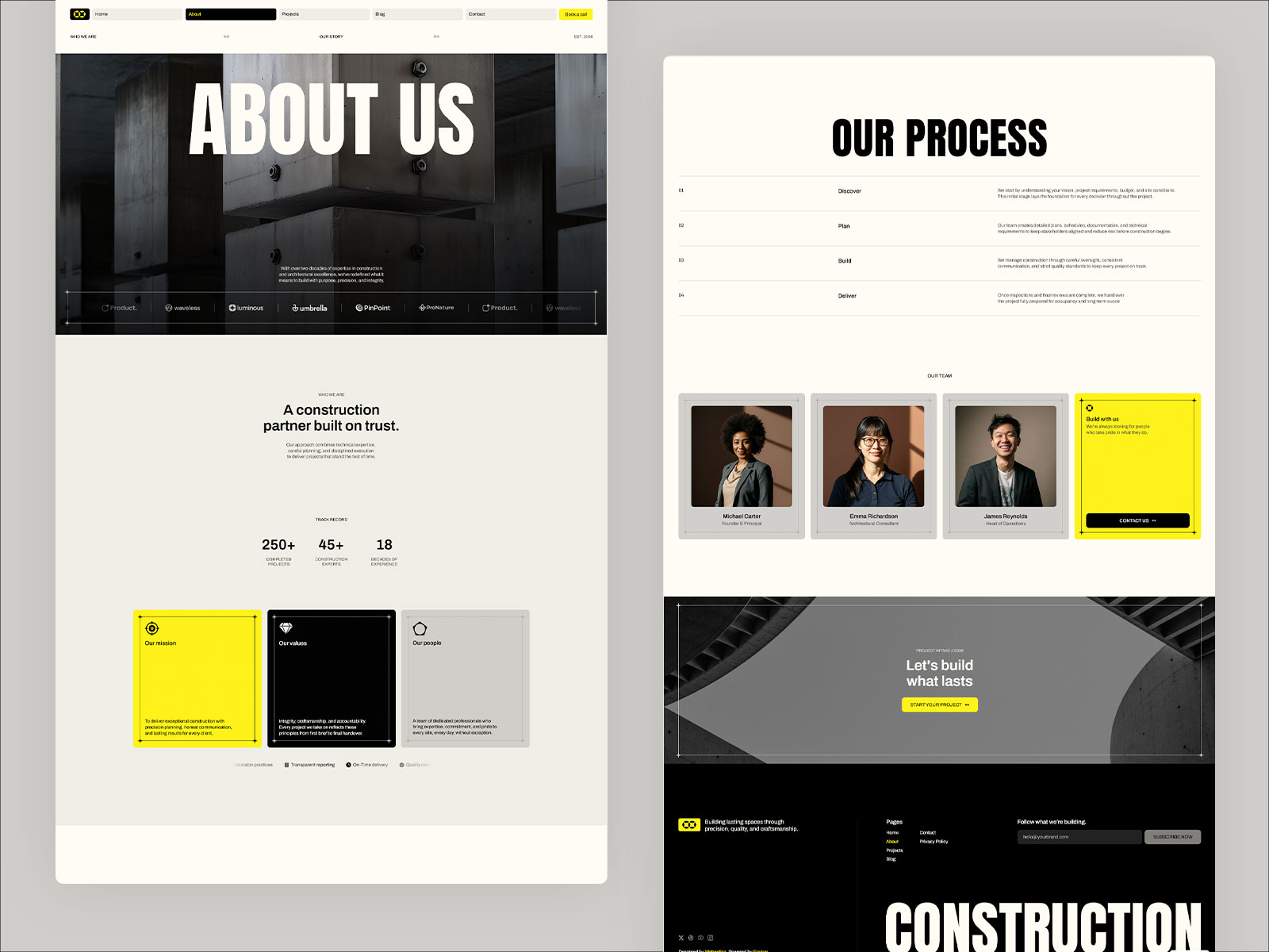 Construction & Contractor Framer Template