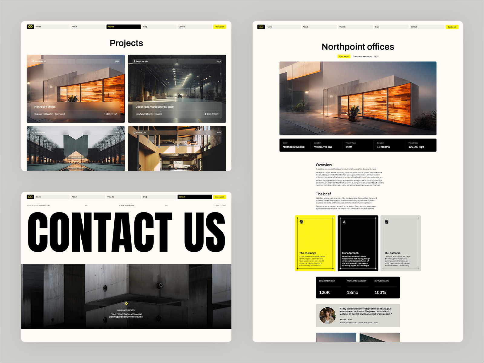 Construction & Industrial Framer Template