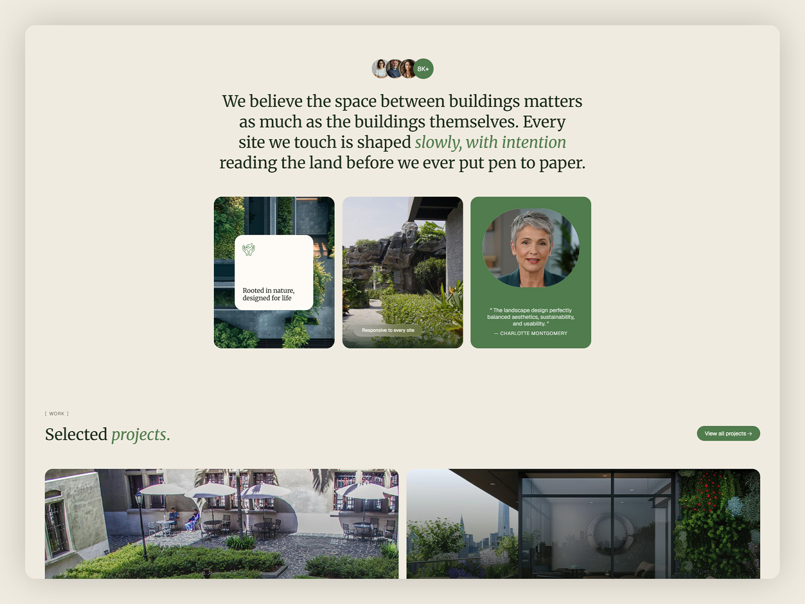 Architect & Outdoor Design Studio Template