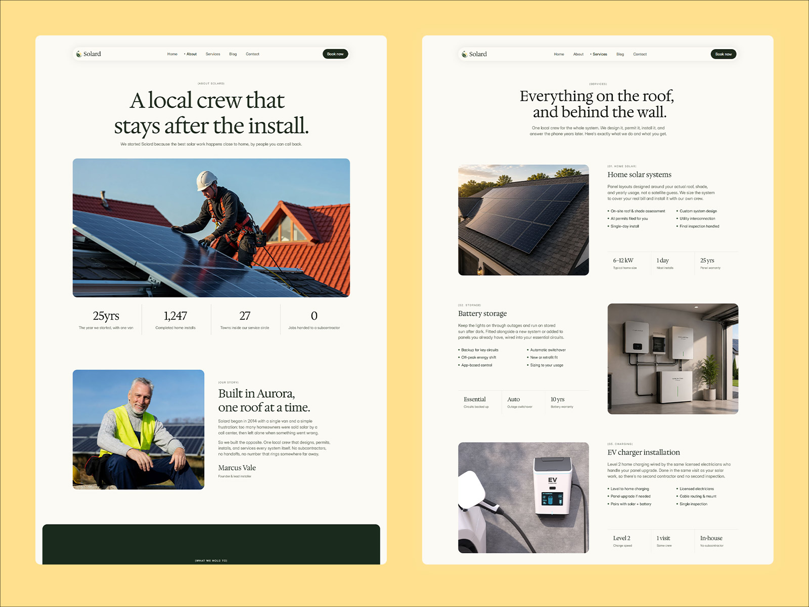 Clean Energy & Solar Panel Business Framer Template