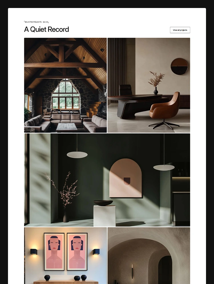 Architecture webflow template