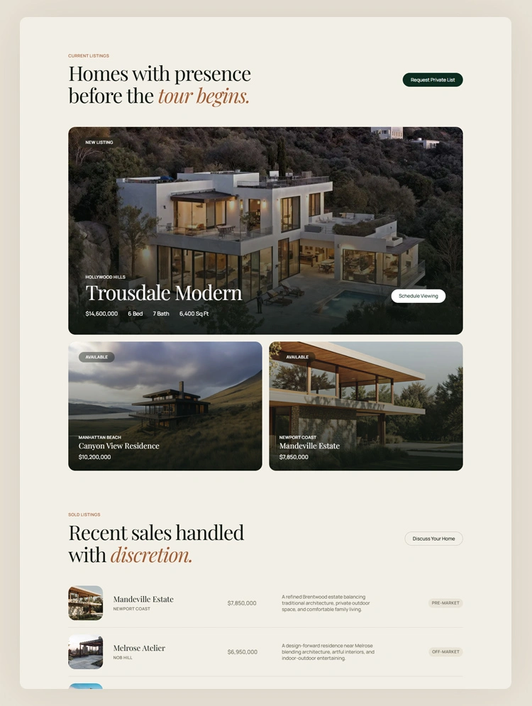 Best luxury real estate template