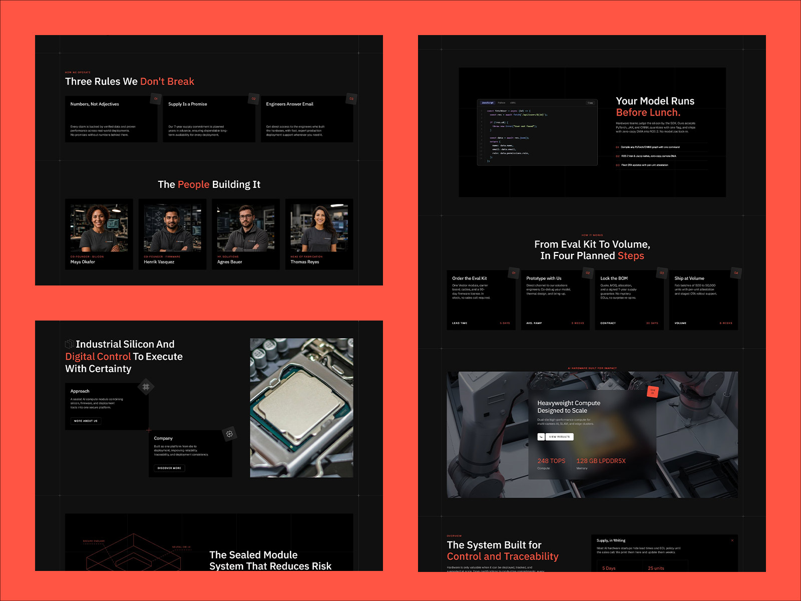 AI Compute & Robotics Technology Website Template