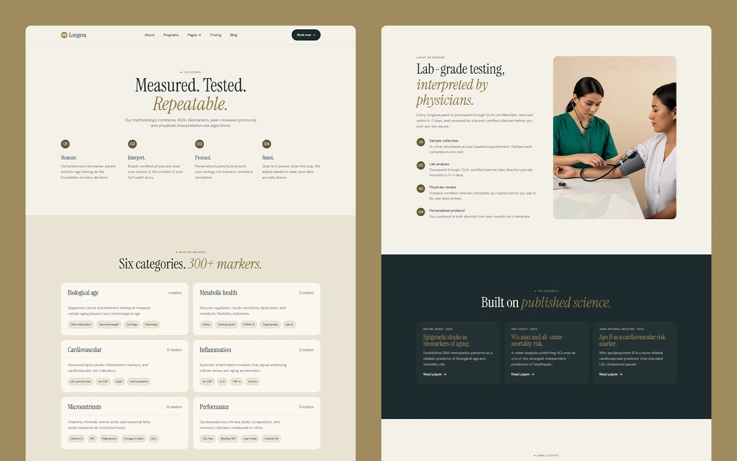 Holistic wellness webflow template