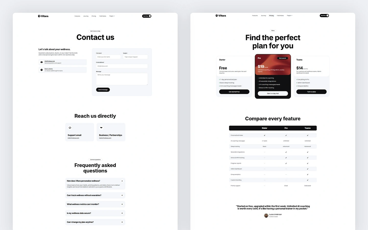 AI health platform template
