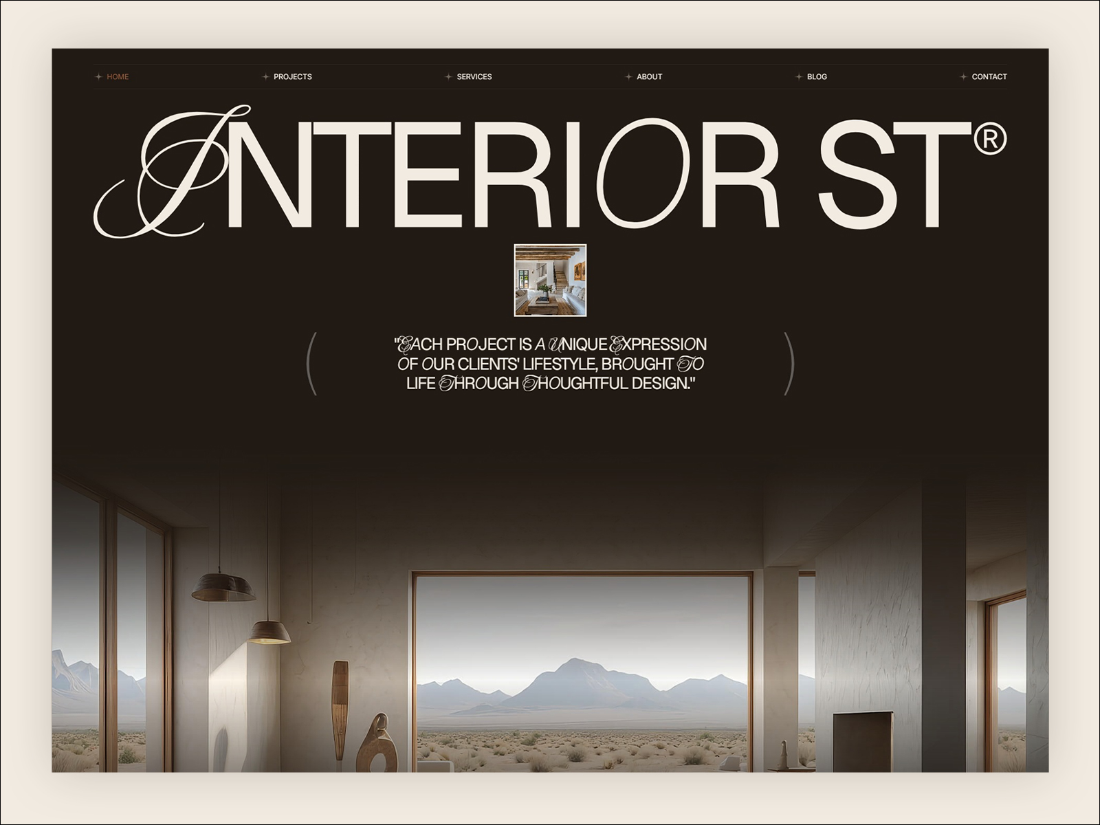 Luxury Interior Design Framer Template