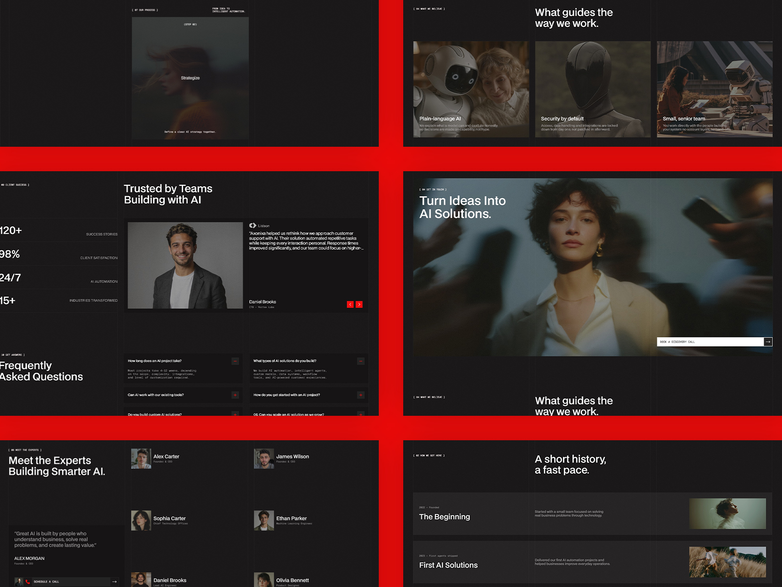 Artificial Intelligence Agency Framer Template