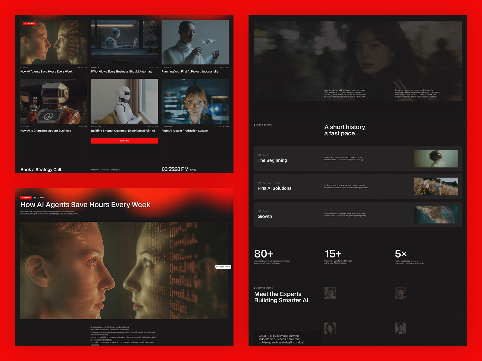 AI Software & Automation Framer Template