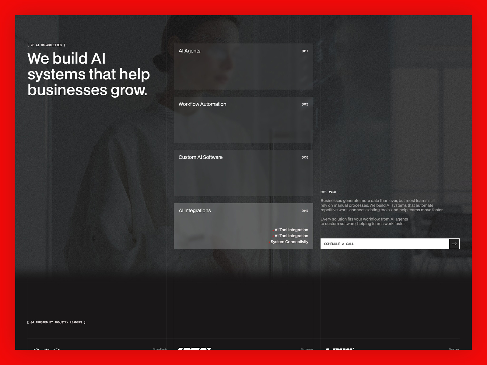 AI Agents & Automation Framer Template