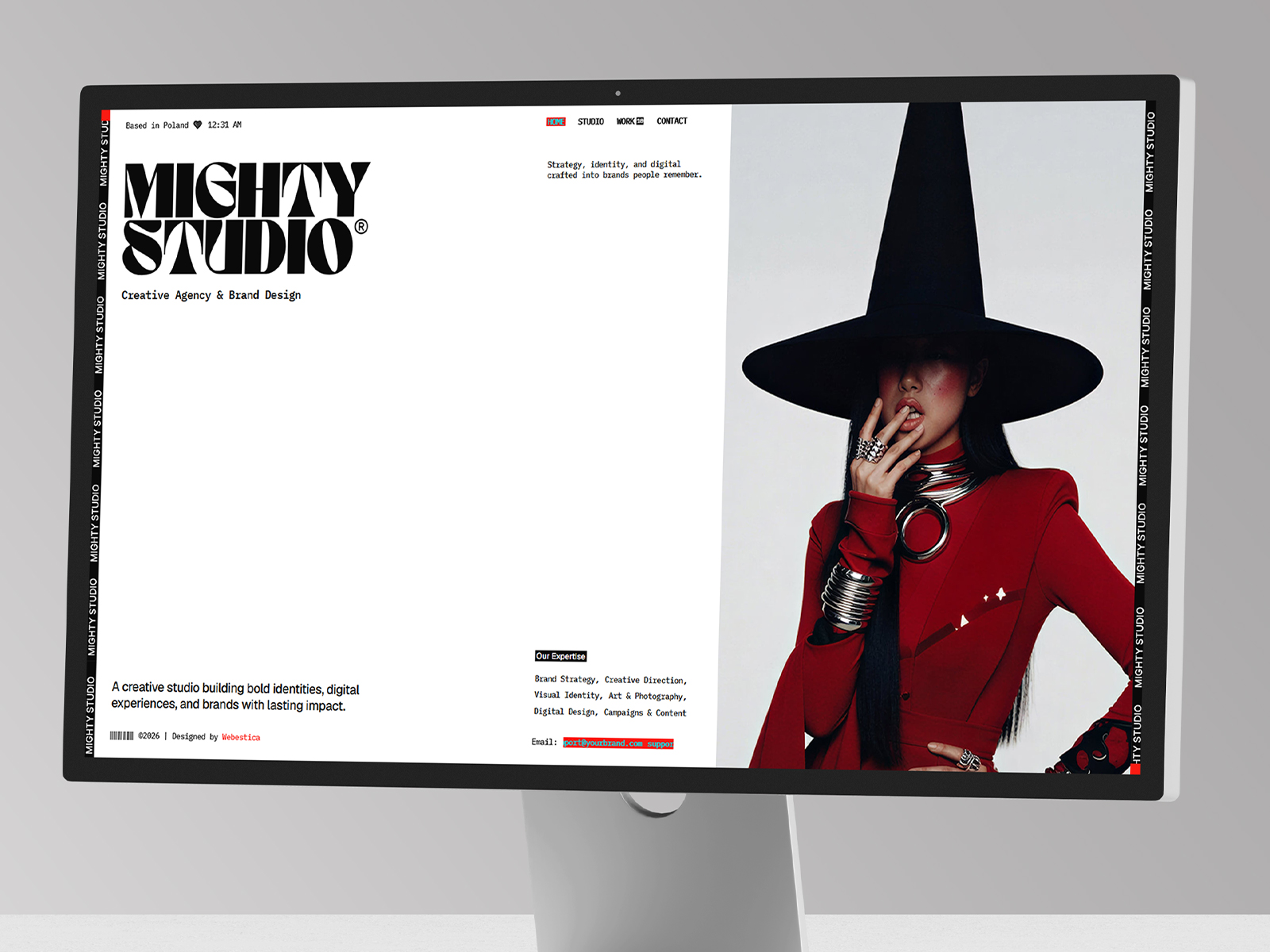 Creative Agency & Brand Design Framer Template