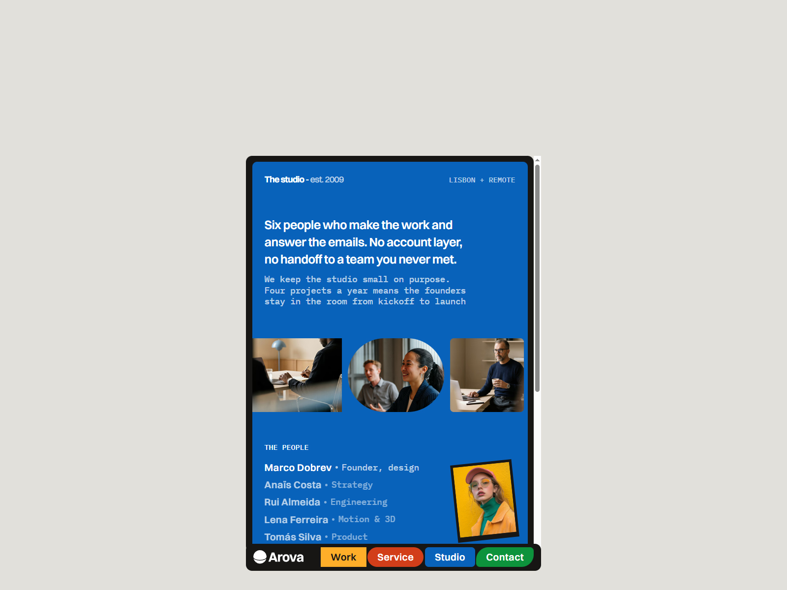 Modern Agency Portfolio Framer Template