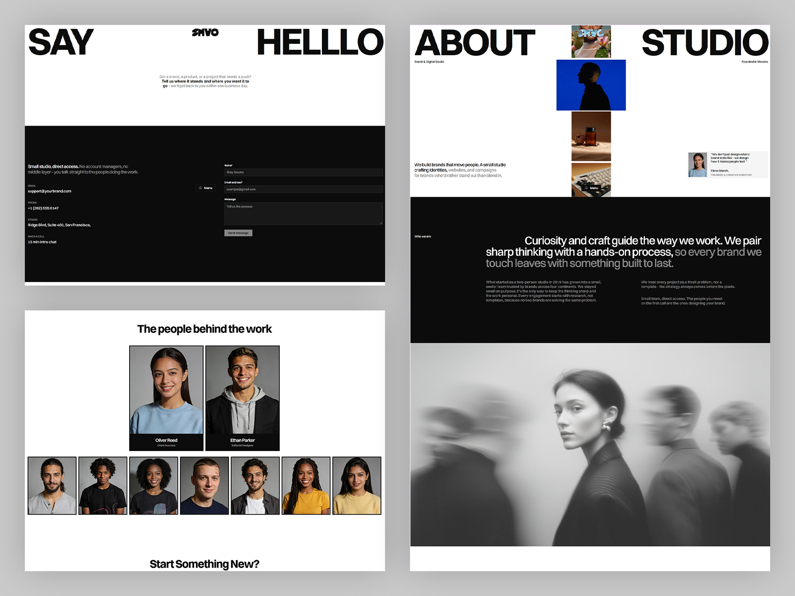 Creative Studio & Portfolio Framer Template