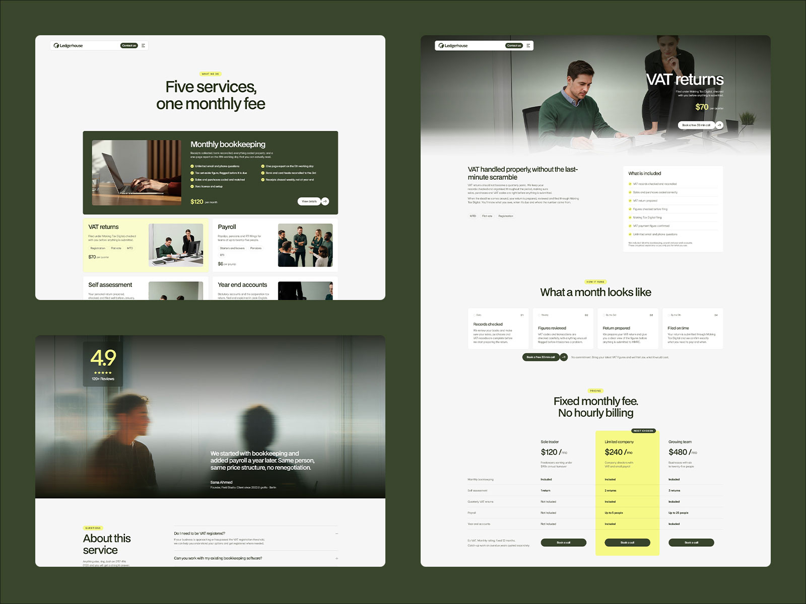 Accounting Agency & Tax Services Framer Template