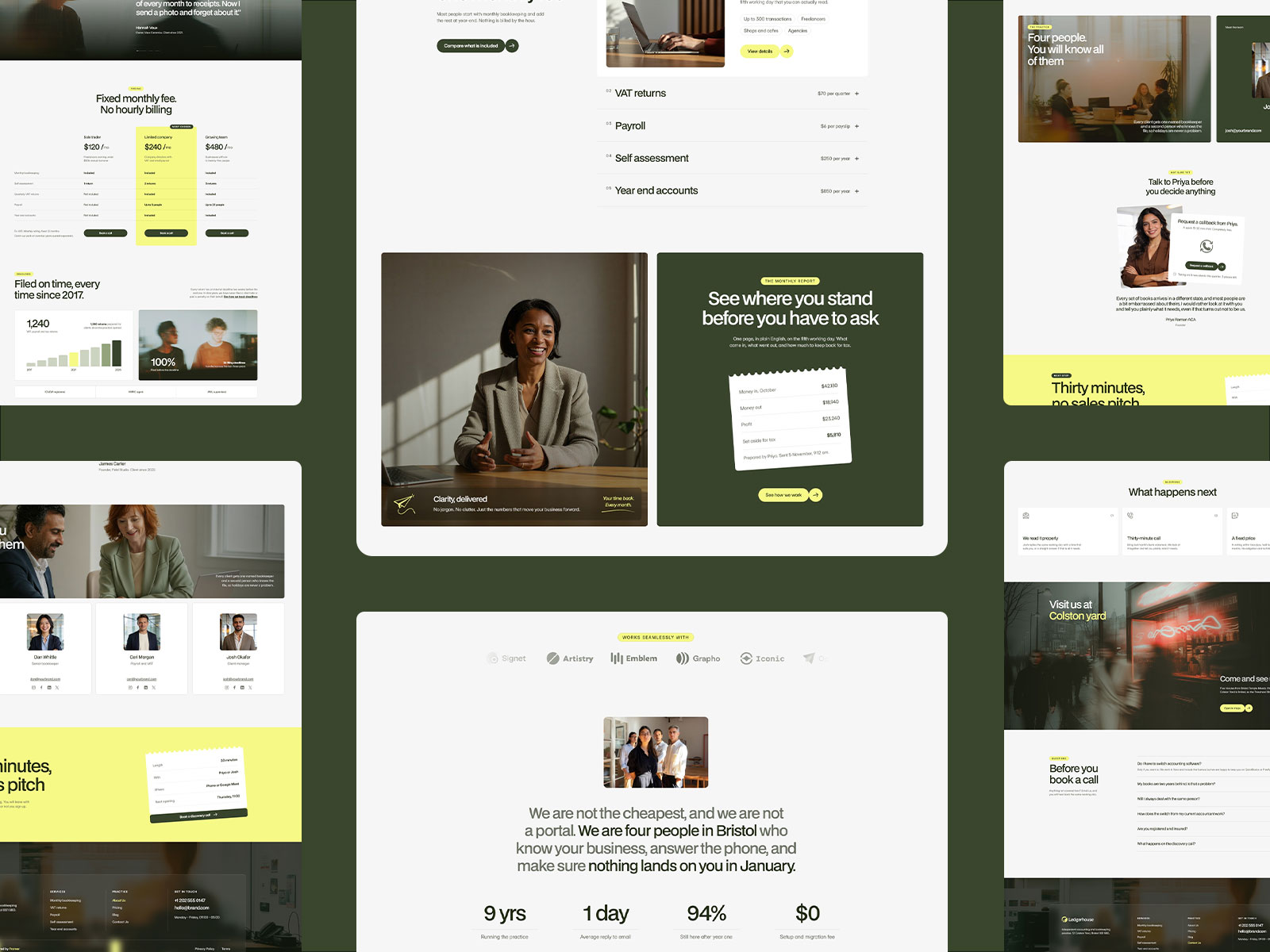 Accounting & Bookkeeping Services Framer Template