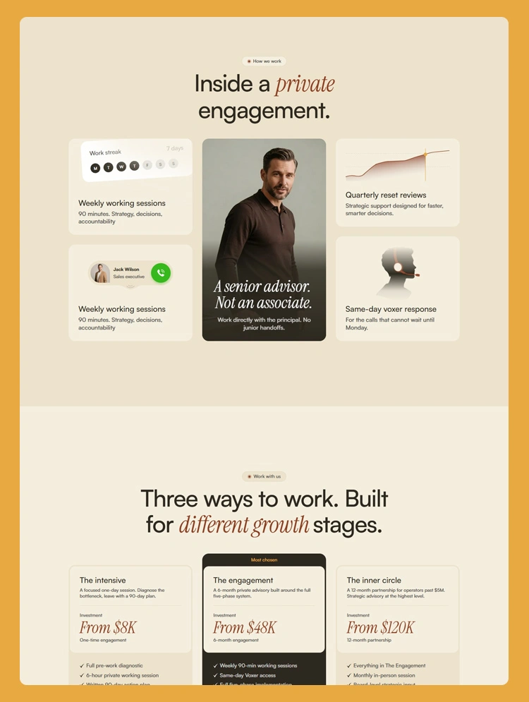 Revenue consulting webflow template