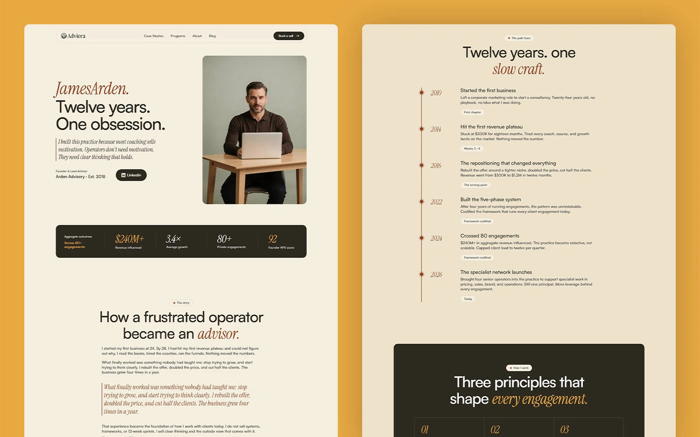Revenue growth template website