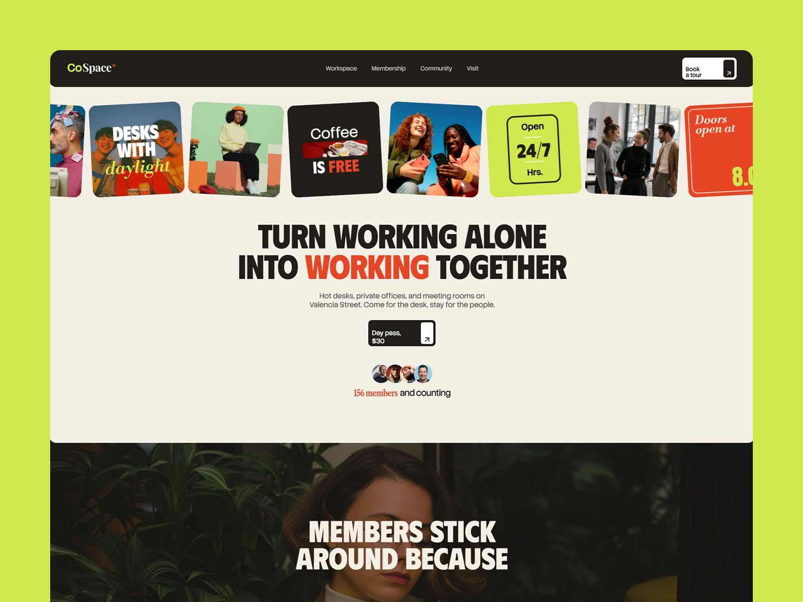 Coworking Space Framer Template