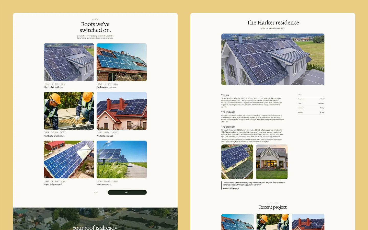 Renewable energy template
