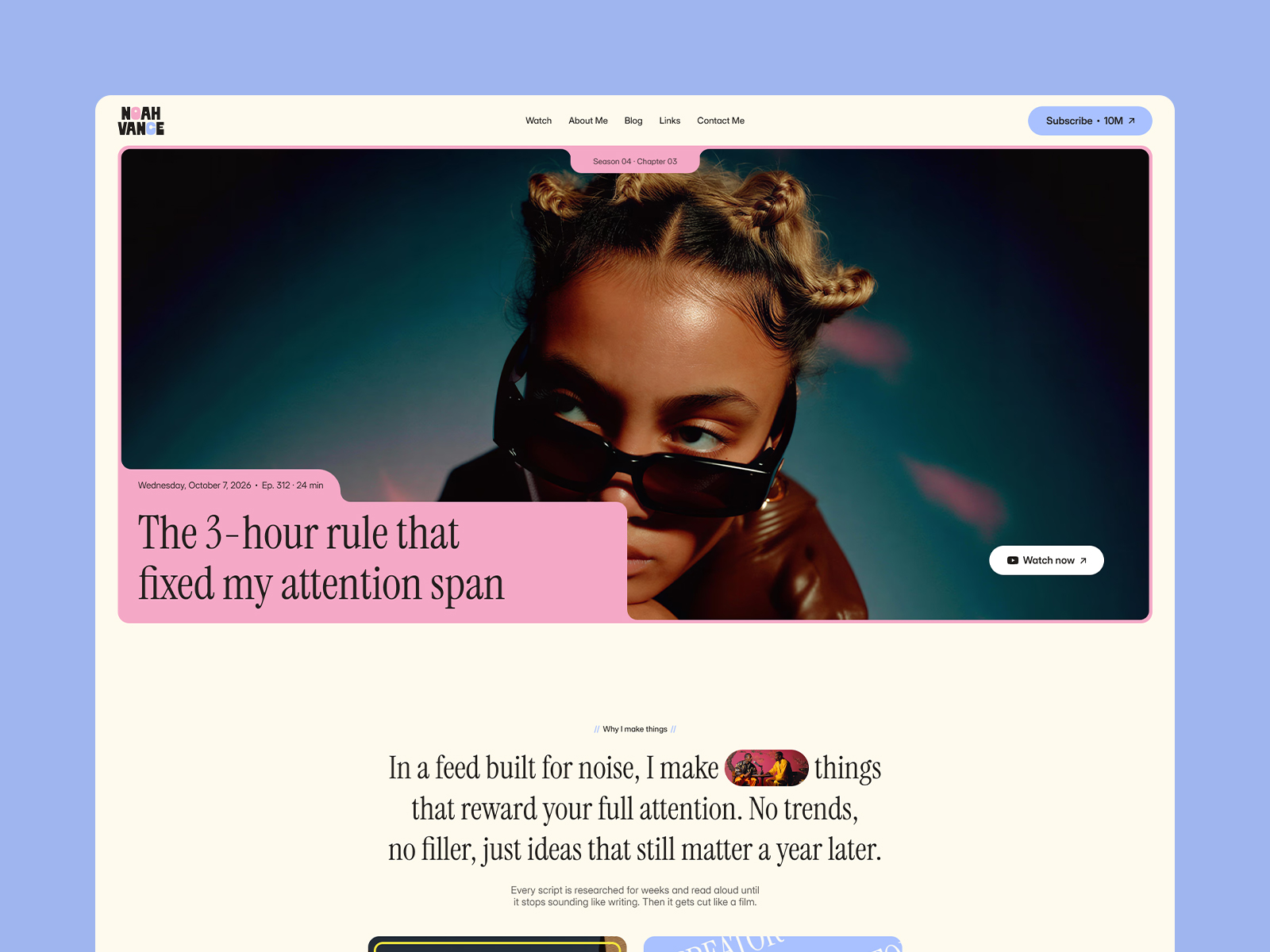 Content Creator Framer Template