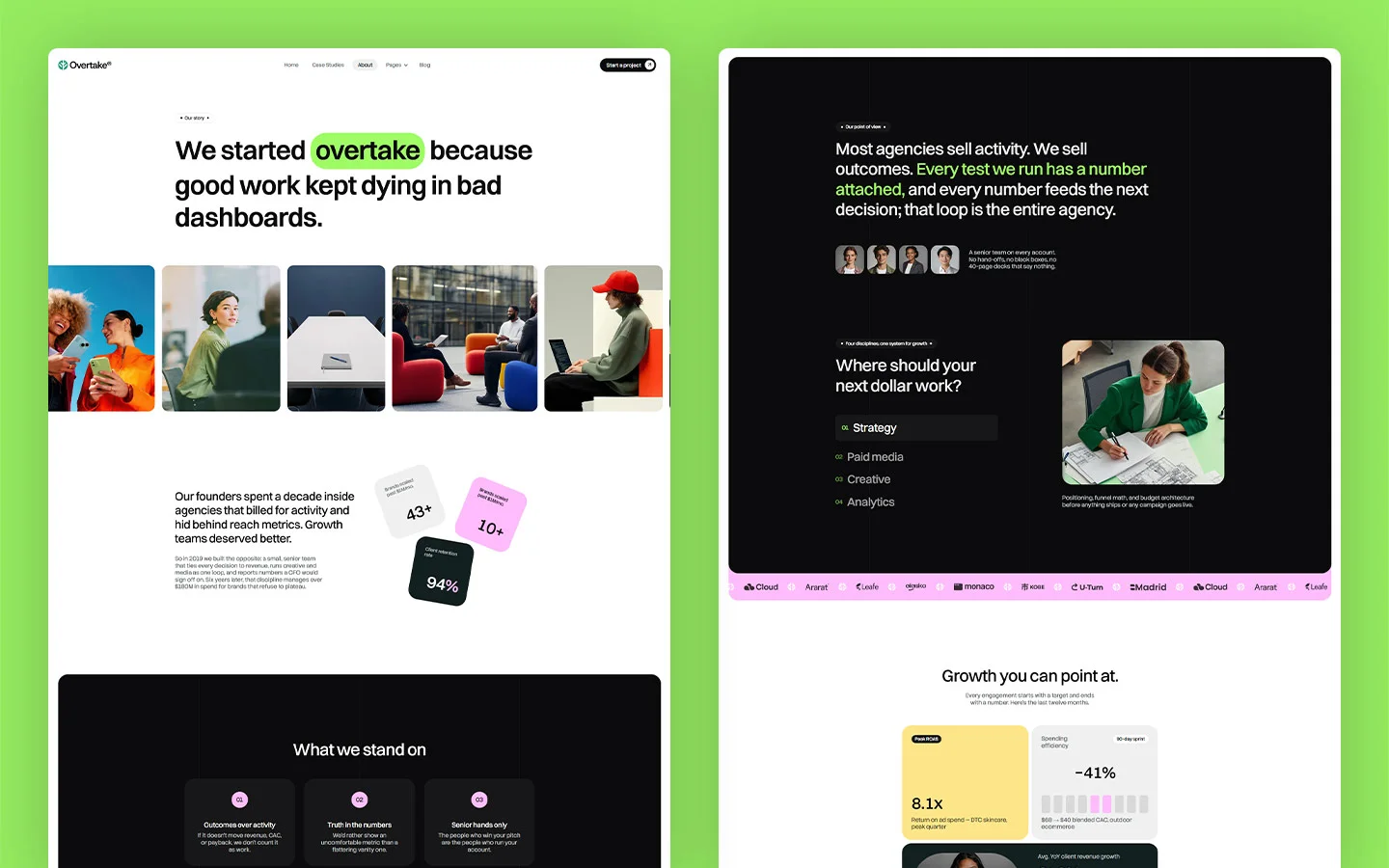 Growth agency website