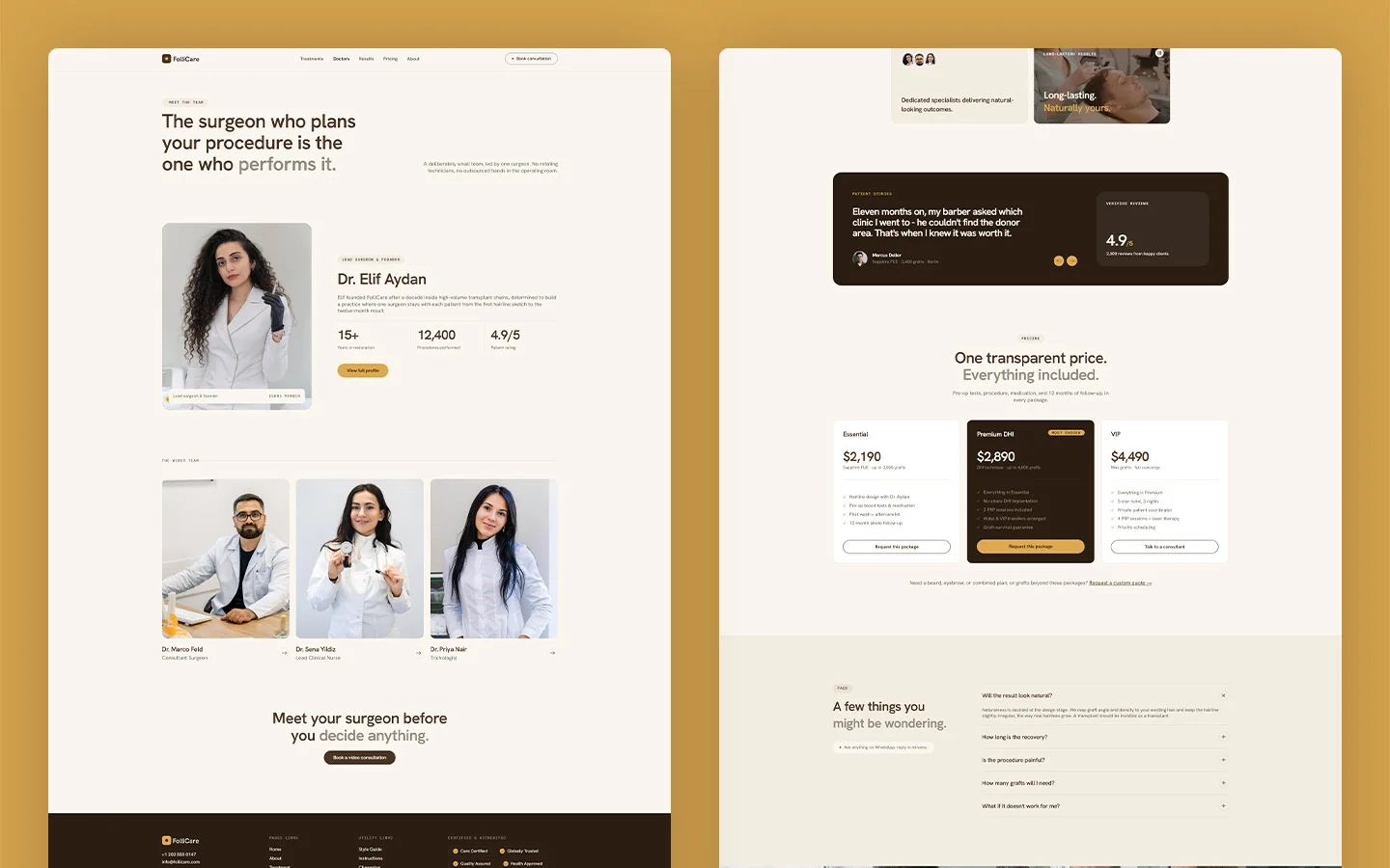 Easy med spa website