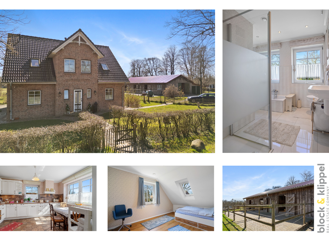 Reserviert - Landhausstil trifft auf Moderne: Großes Einfamilienhaus mit 5,3 Hektar Land in Flemhude
