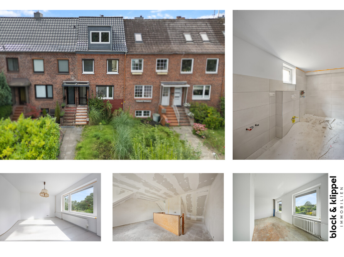 Neuausbau in Kiel-Wik: Reihenmittelhaus mit jeder Menge Raum für Ihre Ideen & Wünsche