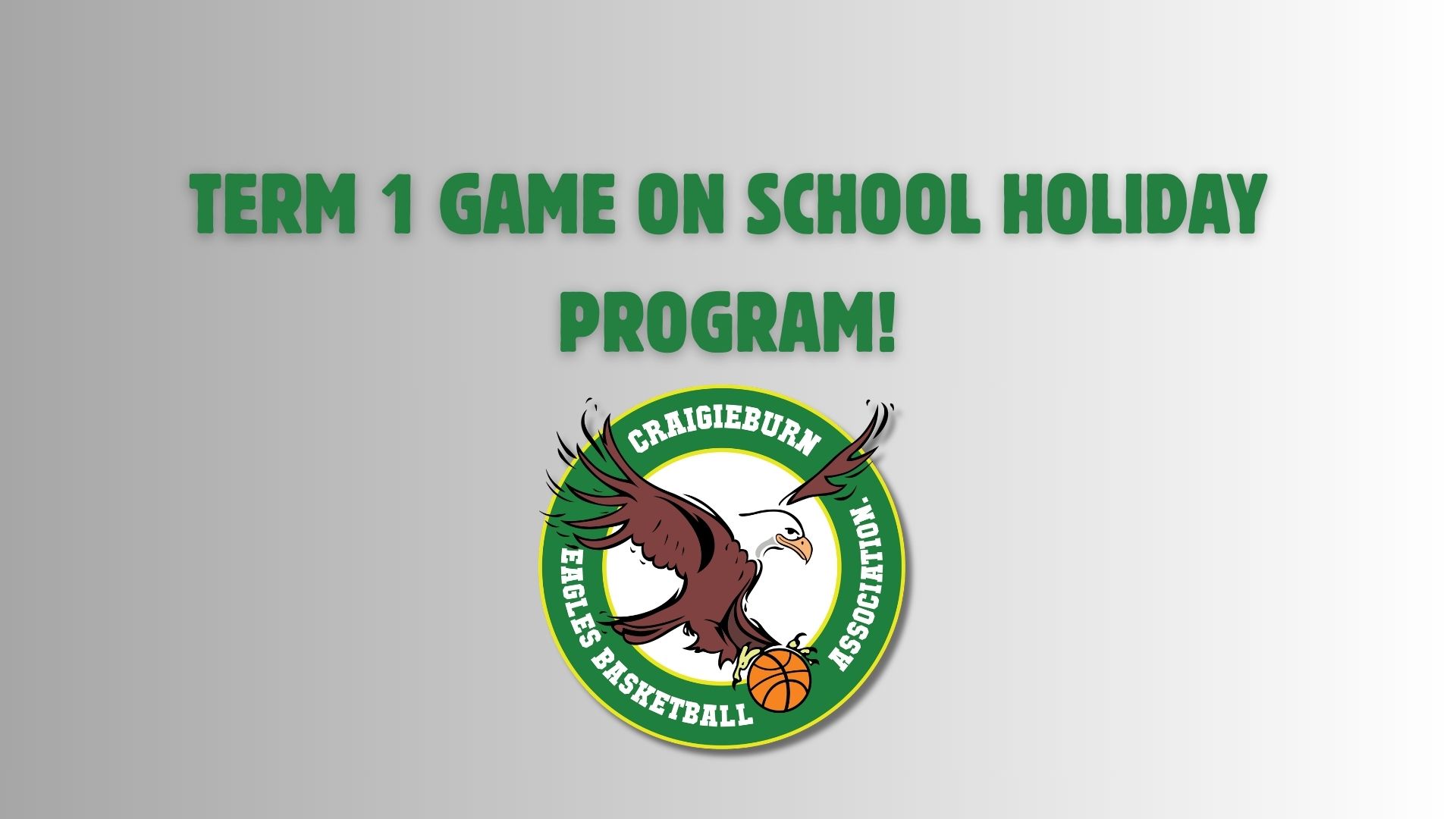 Term 1 Game On School Holiday Program!