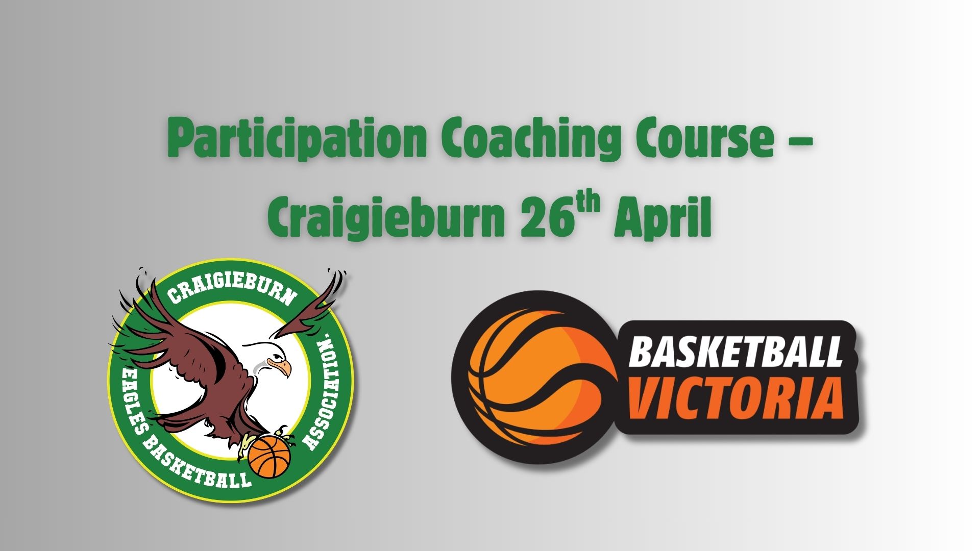 Participation Coaching Course – Craigieburn 26th April