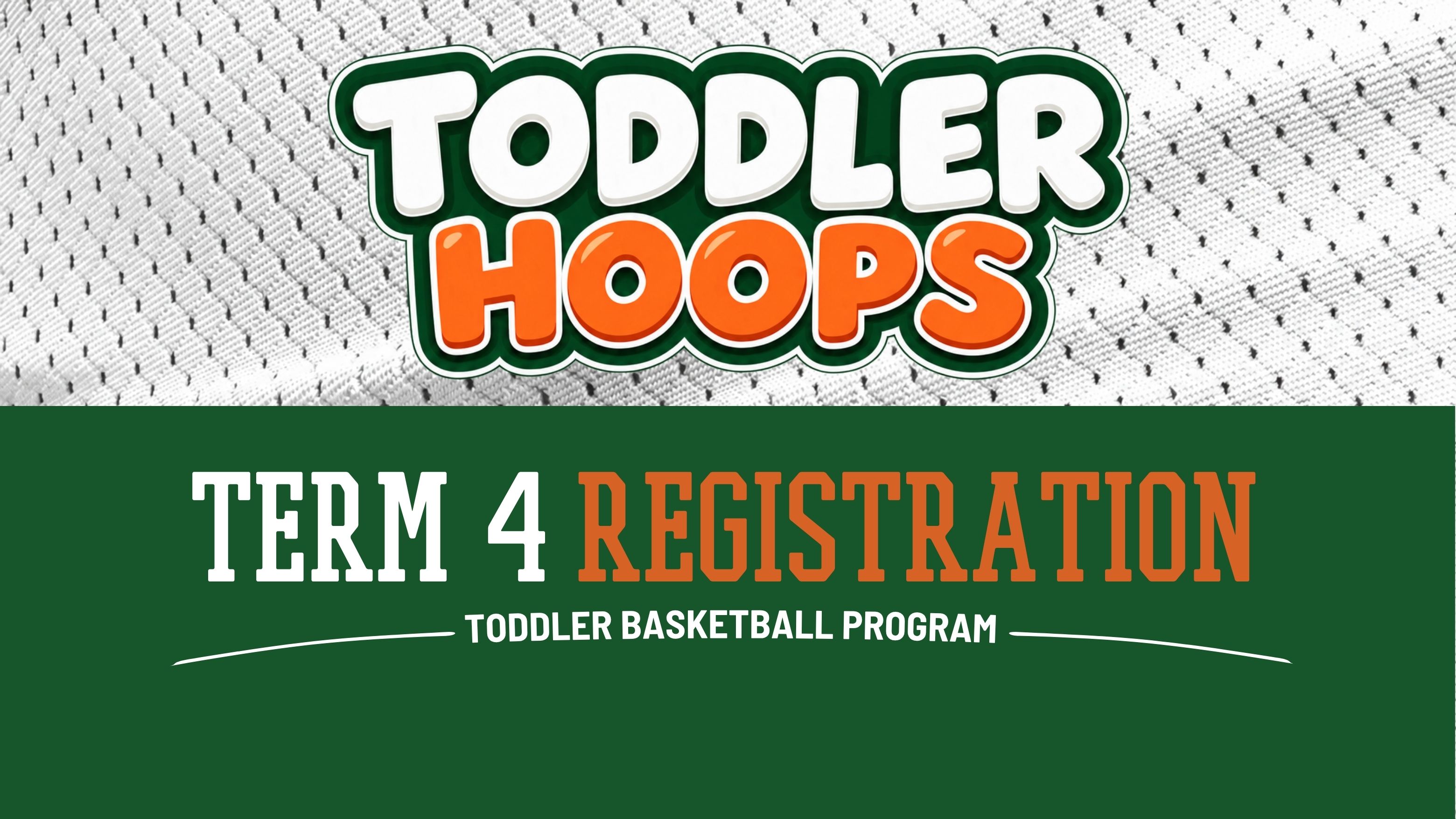 Toddler Hoops Term 4!