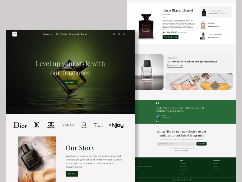 A personal exploration about perfume store