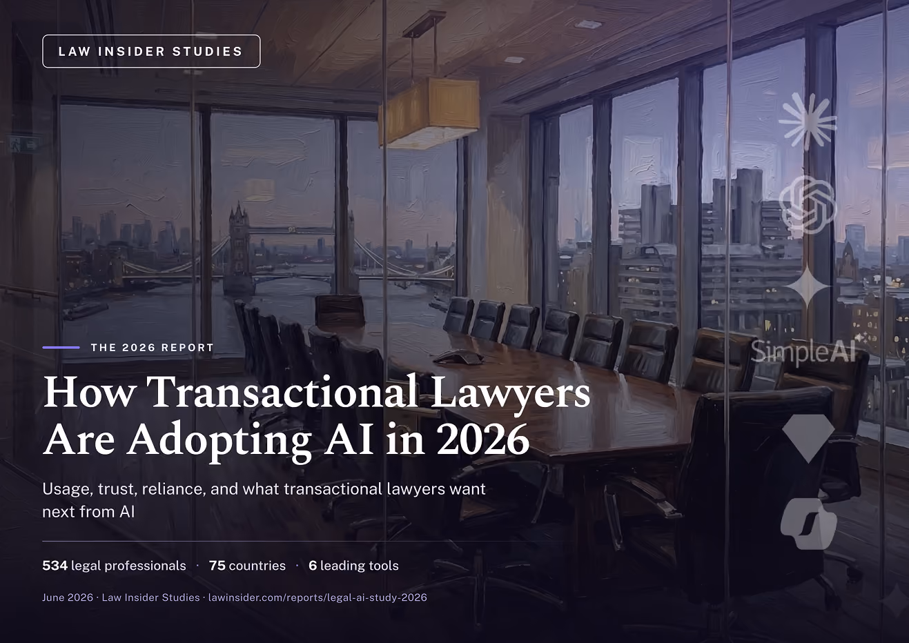 Cover of the 2026 Legal AI Report: How Transactional Lawyers Are Adopting AI in 2026