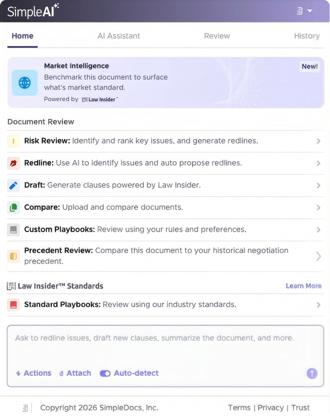 Image of SimpleAI interface homepage