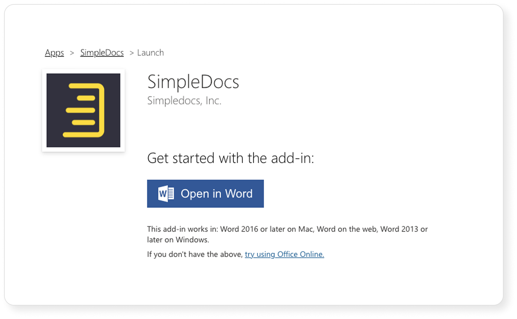 SImpleDocs-app