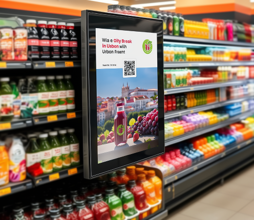 In-store digital signage