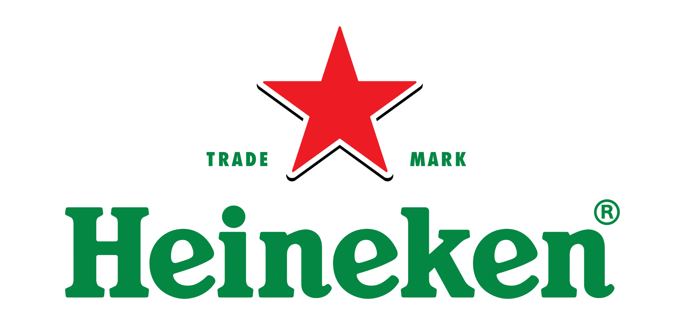 Logotipo de Heineken con una estrella roja