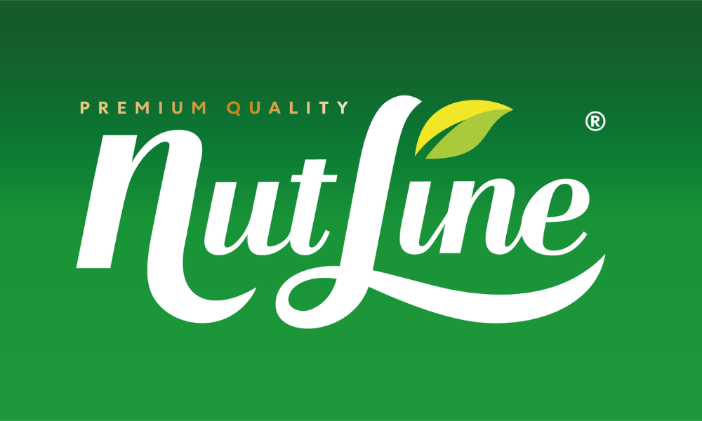 Logotipo de Nutline sobre fondo verde