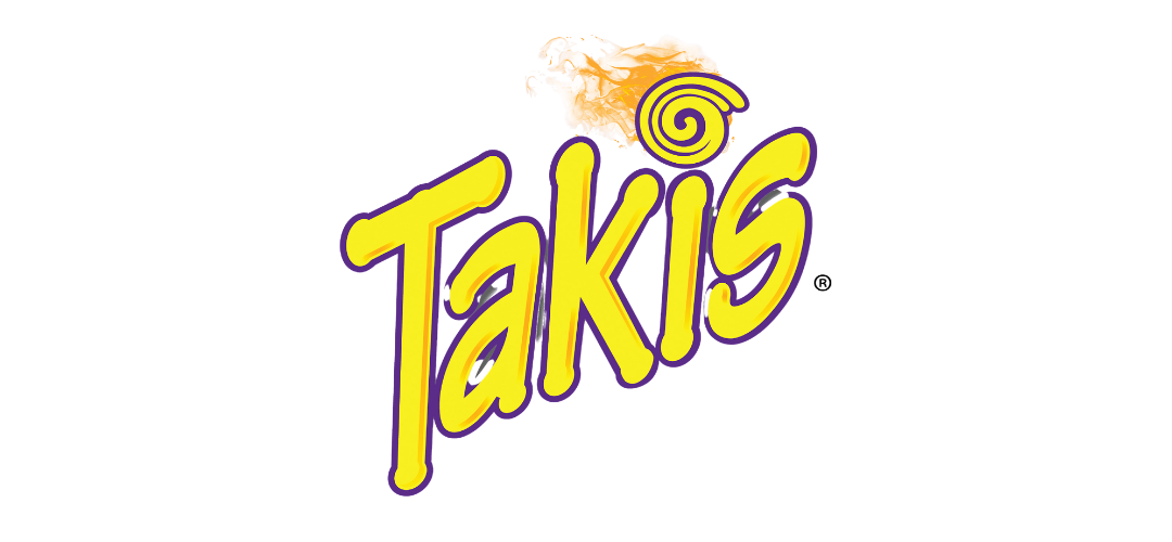 Logotipo de Takis sobre fondo negro