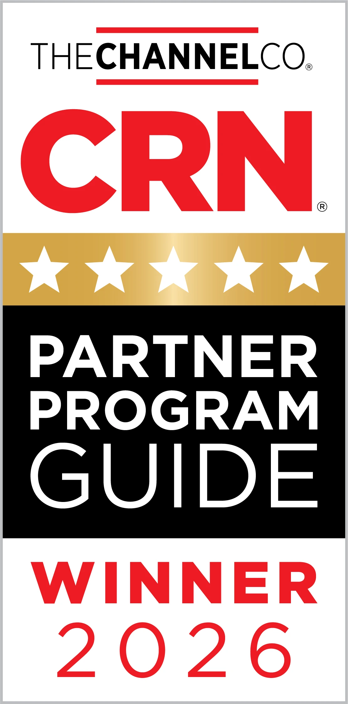 CRN Partner Programme Guide 2026: 5‑Star rating