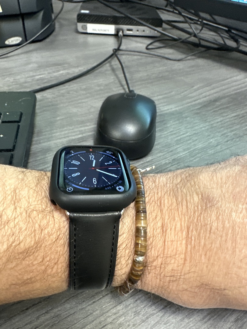 Customer Wearing Black Executive Band