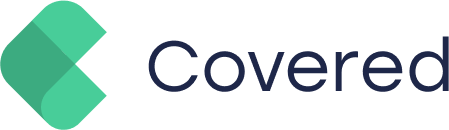 covered logo blue and green
